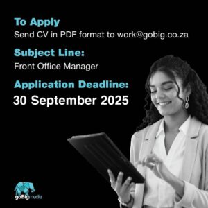 Front Office Manager - Klerksdorp