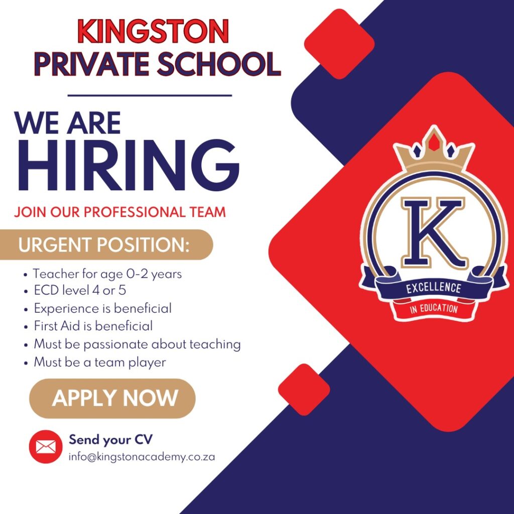 Gr. R-3 Assistant Teacher - Klerksdorp