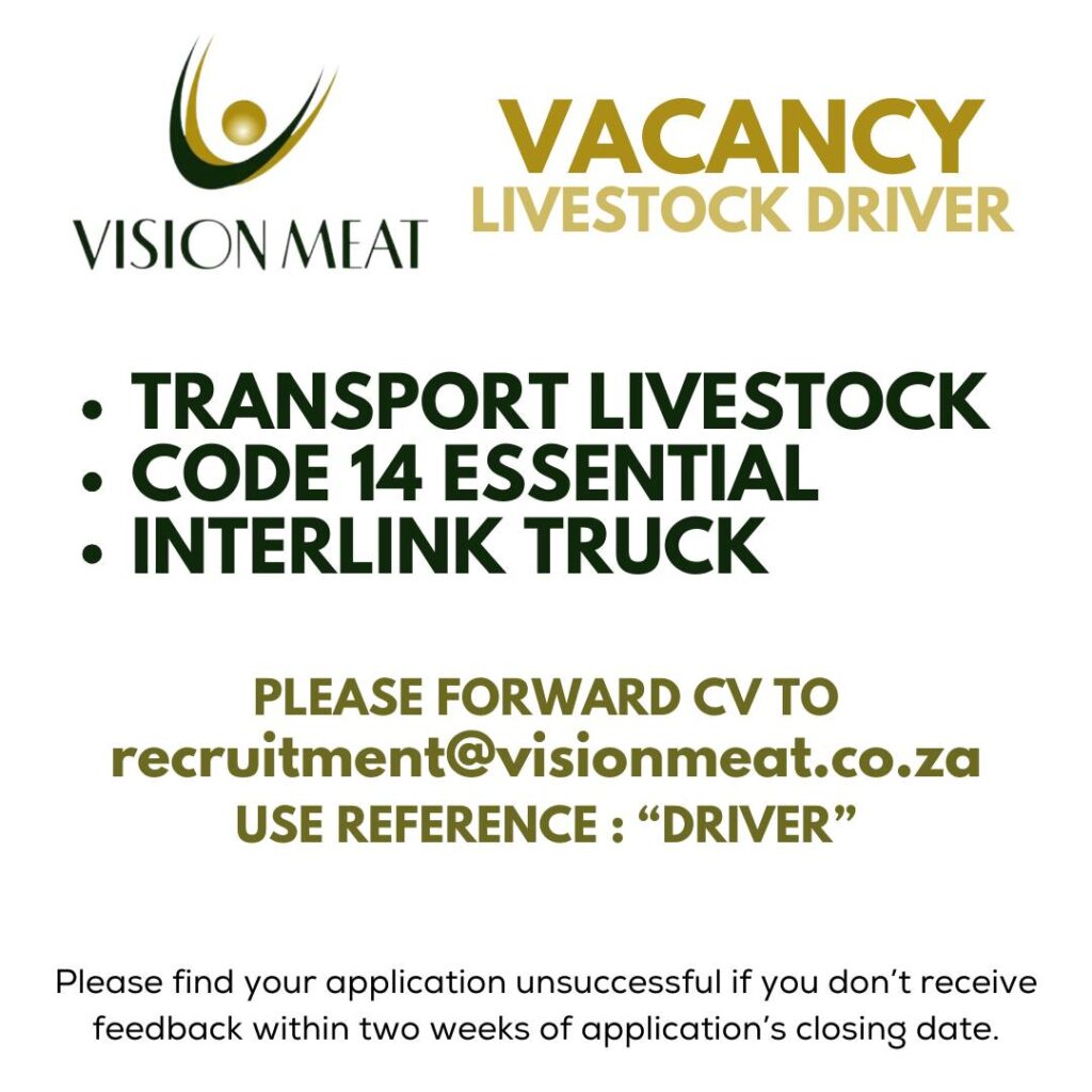Livestock Driver - Klerksdorp