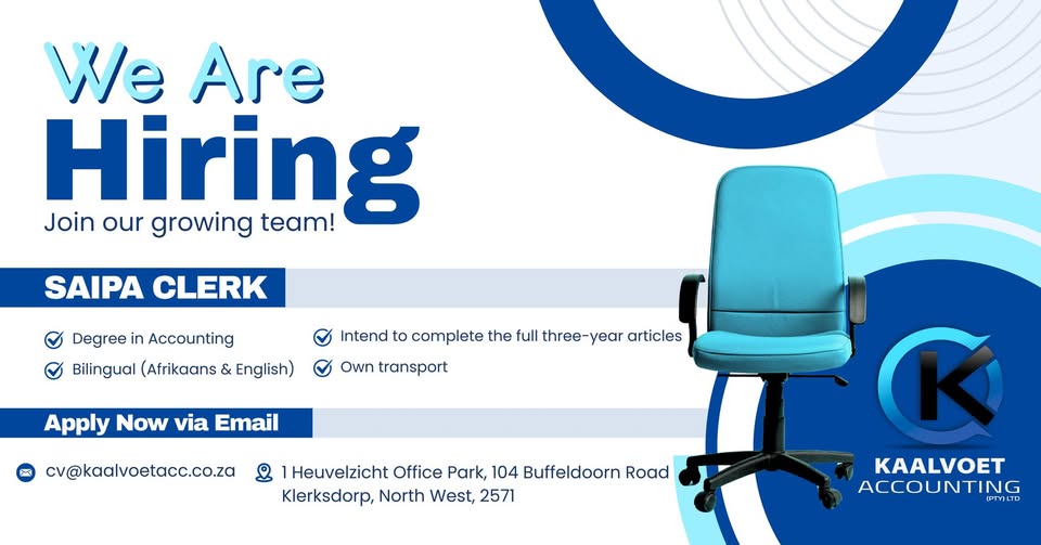 saipa clerk vacancy klerksdorp1