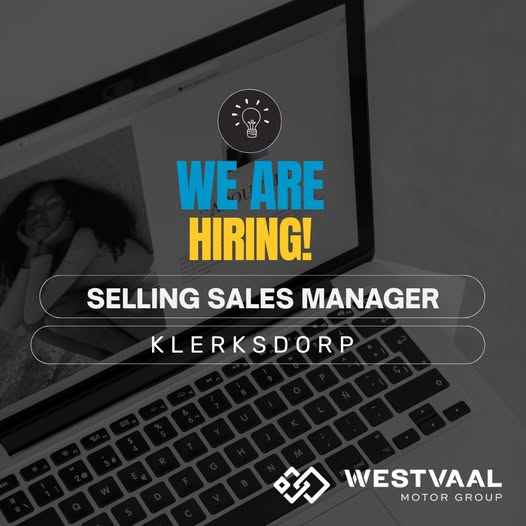 sales manager vacancy klerksdorp