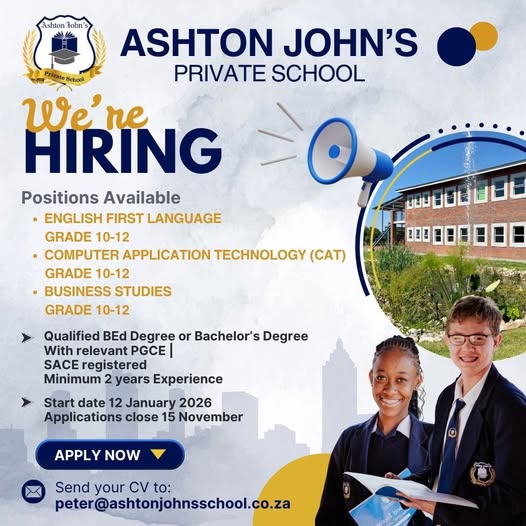 teaching vacancies klerksdorp