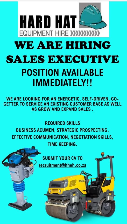 sales executive vacancy klerksdorp