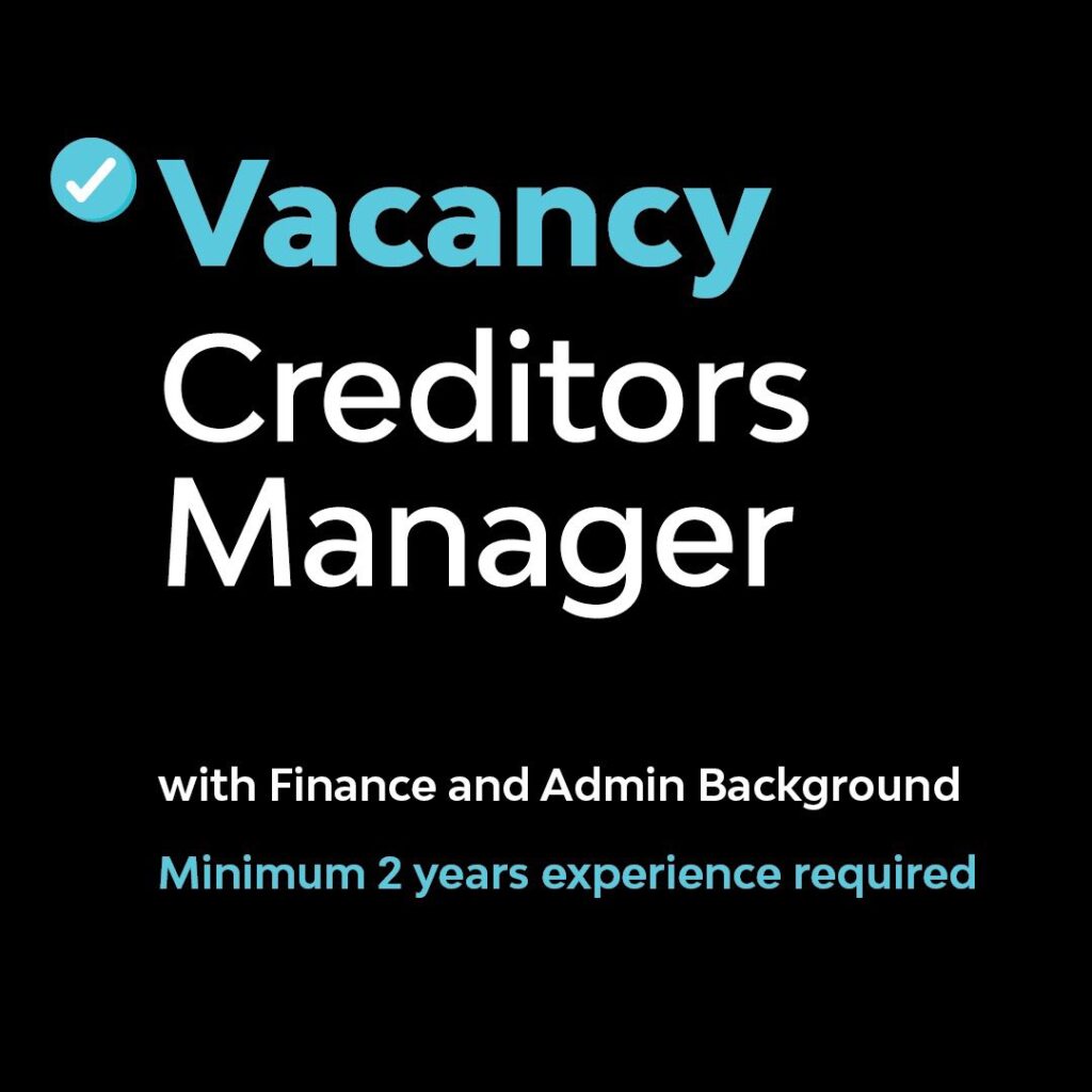 Creditors Manager - Klerksdorp vacancy