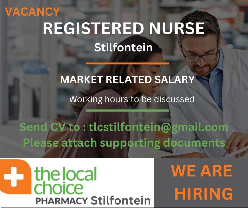 registered nurse vacancy klerksdorp