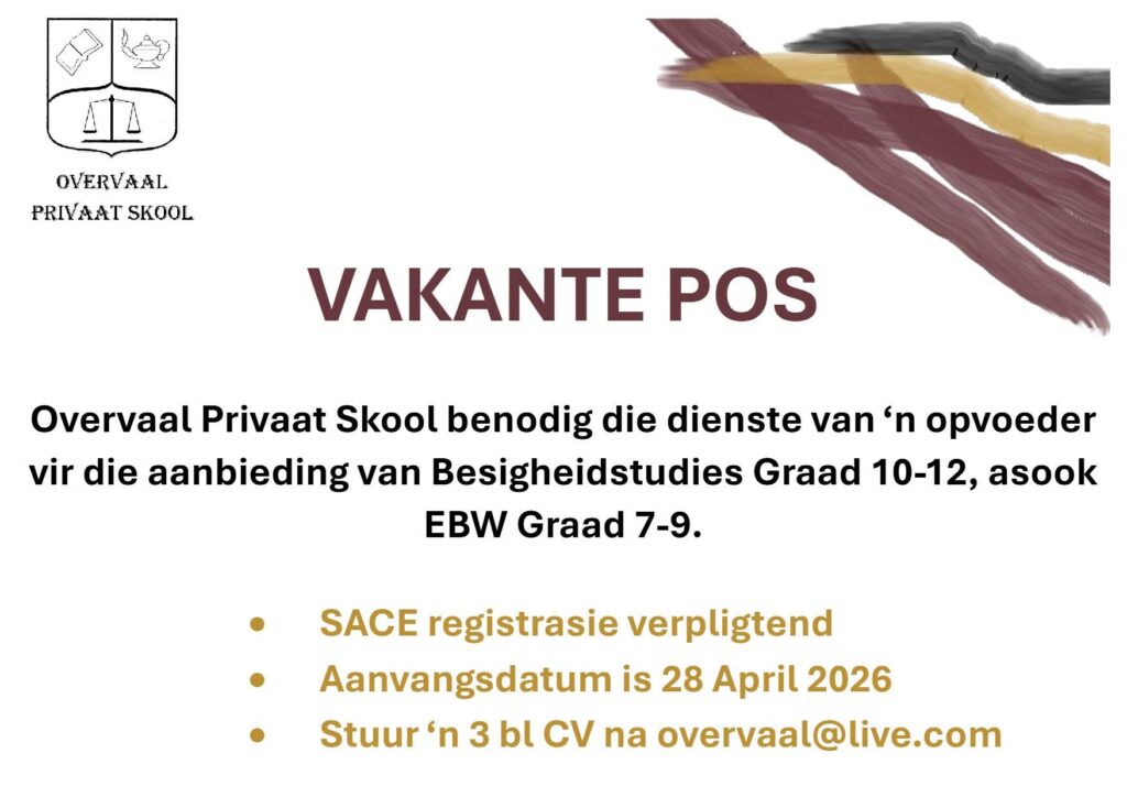 Educator – Business Studies & EMS - Klerksdorp vacancy