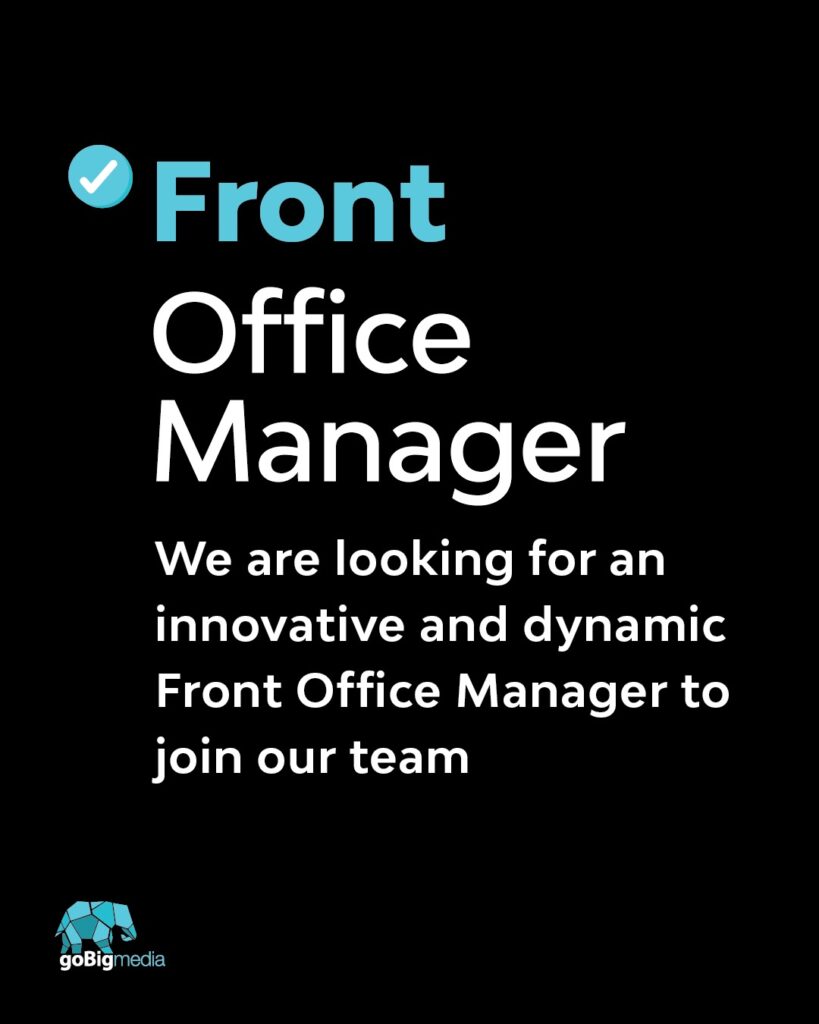 Front Office Manager vacancy Klerksdorp