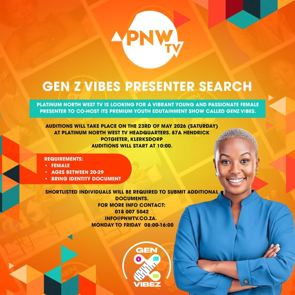 Presenter - Klerksdorp vacancy klerksdorp