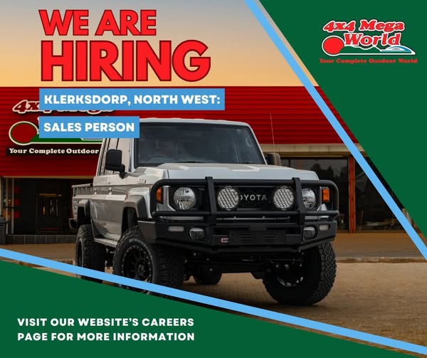 Junior Sales Person - Klerksdorp vacancy