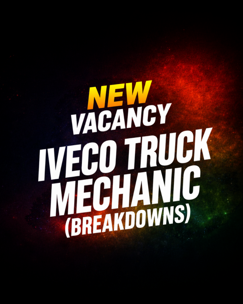 Iveco Truck Mechanic (Breakdowns) - Orkney Klerksdorp vacancy