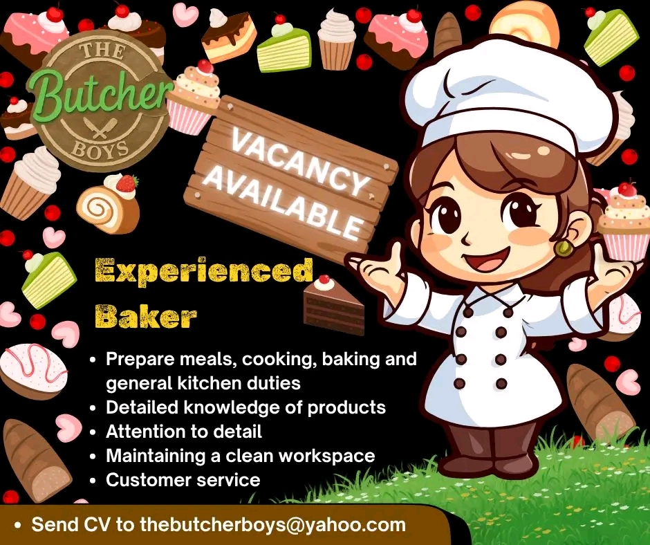 Experienced Baker - Klerksdorp vacancy