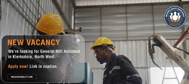 General Mill Assistant vacancy Klerksdorp